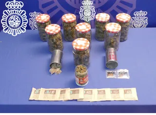 Marihuana intervenida en una vivienda recién alquilada en la zona de La Platina