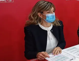 Cristina López, secretaria de Educación en la Ejecutiva Provincial de Salamanca