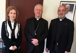 El Prefecto de la Congregación para la Educación Católica recibe a la rectora de la Universidad Pontificia