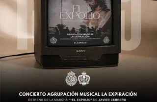 Cartel del concierto donde se estrenará El Expolio de la Agrupación Musical de La Expiración