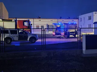 Incendio en la vivienda de los guardeses de una fábrica de embutidos en Peñaranda