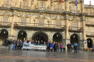 Minuto de silencio contra la violencia de género