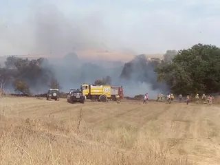 Incendio en Gallegos de Argañán