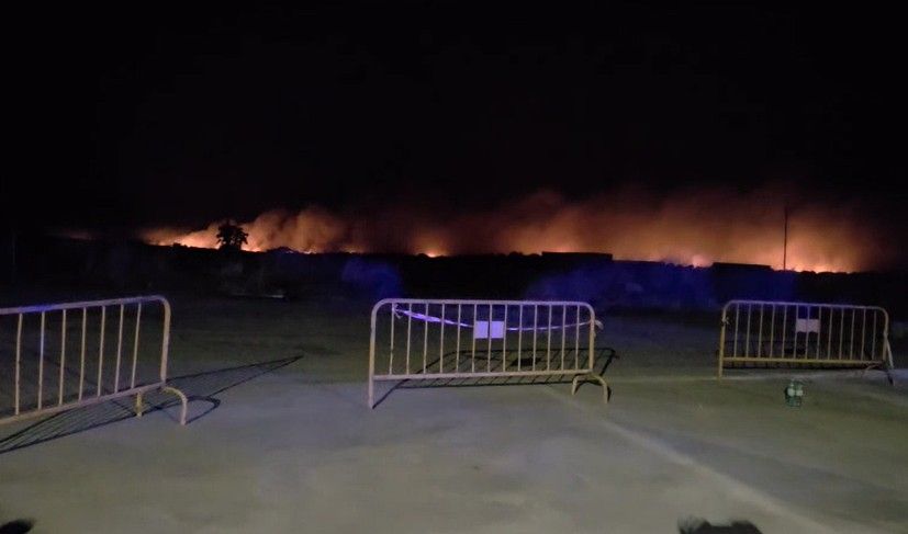 Incendio desde Tremedal