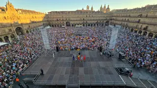 Concentración En Apoyo a Ceuta En La Plaza Mayor De Salamanca | Andrea Mateos