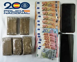 Detenidos con más de medio kilo de hachís en un control en Béjar