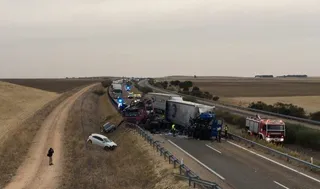 Accidente en la A-62