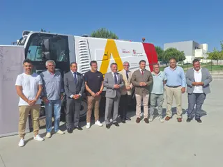 Presentación barredora Mancomunidad Pantano de Santa Teresa | SALAMANCA 24 HORAS