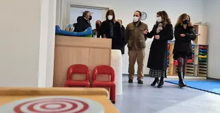 Visita a la escuela de Pizarrales