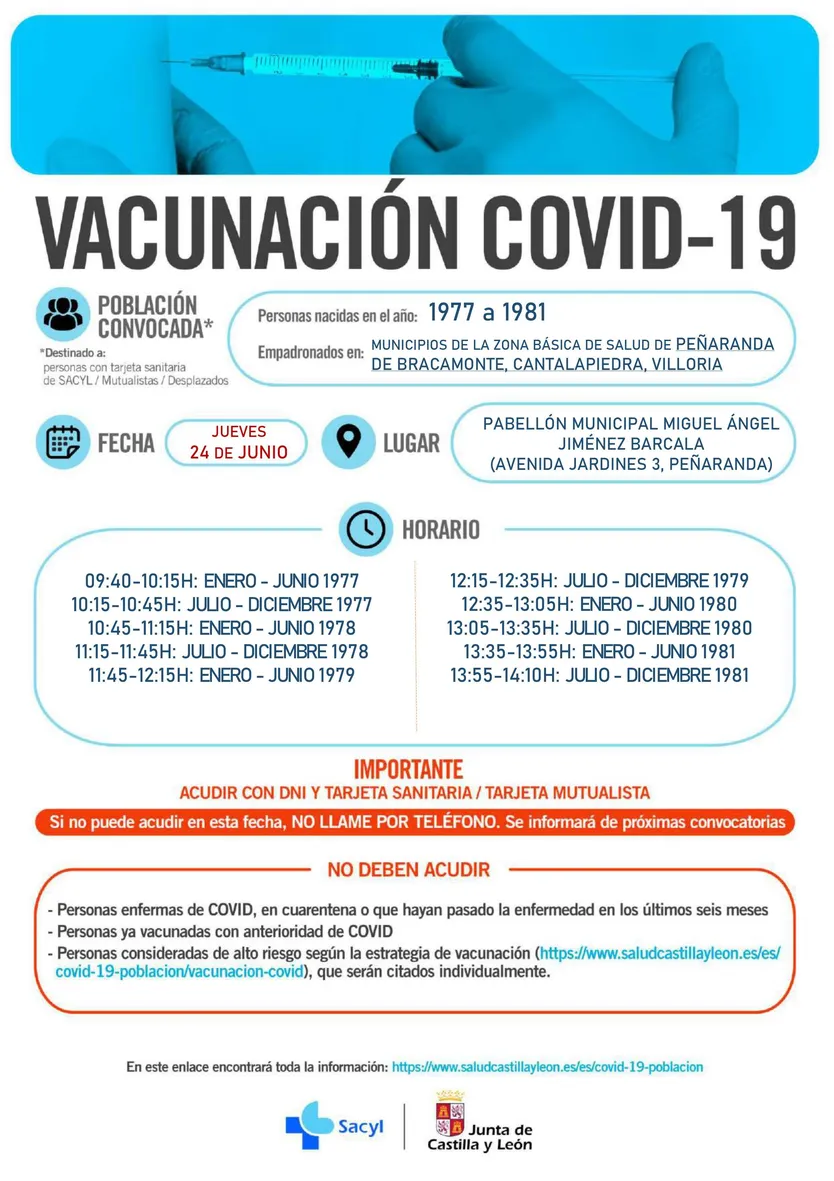 Vacunación Peñaranda
