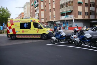 Colisión entre un patinete y un turismo entre Alfonso IX y El Greco (1)