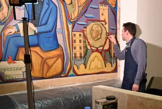 Retirada Mural de Franco