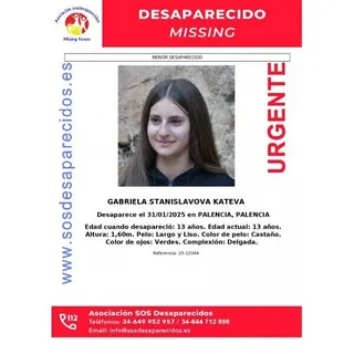 Menor desaparecida en Palencia