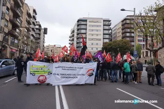 Movilización contra el cierre del centro de coordinación de trabajadores de ambulancias (6)