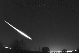 Imagen de un bólido atravesando el cielo de España | Europa Press