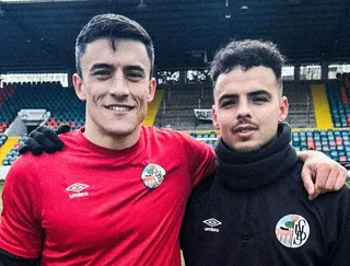 Miguel Serrano y Álex Gonpi | FOTO SALAMANCA CF UDS