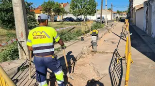 Renovacion de tuberias en Juan Manso