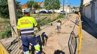 Renovacion de tuberias en Juan Manso
