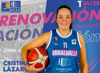 Cristina Lázaro, jugadora de Baloncesto Miralvalle | FOTO MIRALVALLE PLASENCIA