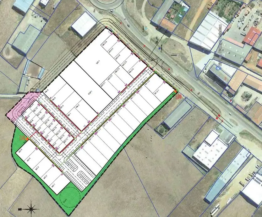 Planeamiento polígono industrial Terralba en Ciudad Rodrigo