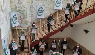 Foto de archivo concentración 8M en Salamanca