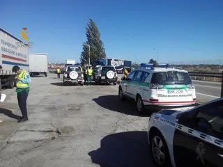 Operativo de la Guardia Civil en Fuentes de Oñoro