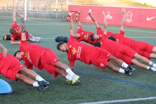 Primer entrenamiento del Unión Deportiva Santa Marta
