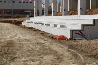 Obras en los campos de fútbol 7 del Reina Sofía