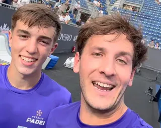 Samu Rivas y Sánchez Arriaga en el Premier Pádel de Valladolid