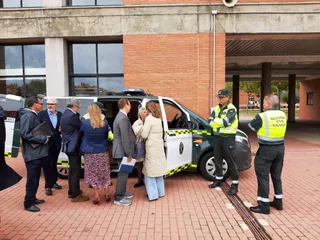 Reunión de la Comisión de Asistencia a la subdelegada del Gobierno en la Comandancia de la Guardia Civil de Salamanca