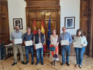 Reconocimiento a cinco radioaficionados de Salamanca por su compromiso con la Red Nacional de Radio de Emergencias (REMER)