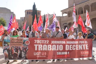 UGT y CCOO, Jornada Mundial por el Trabajo decente