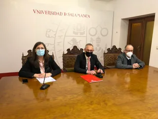 Rueda de prensa posterior al Consejo de Gobierno de la USAL del 31 de marzo.