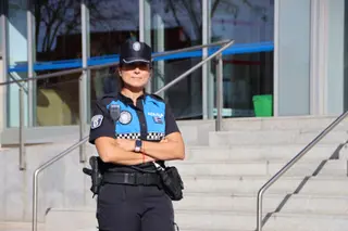 Yolanda Martín, oficial de la Policía Local de Salamanca | Andrea Mateos