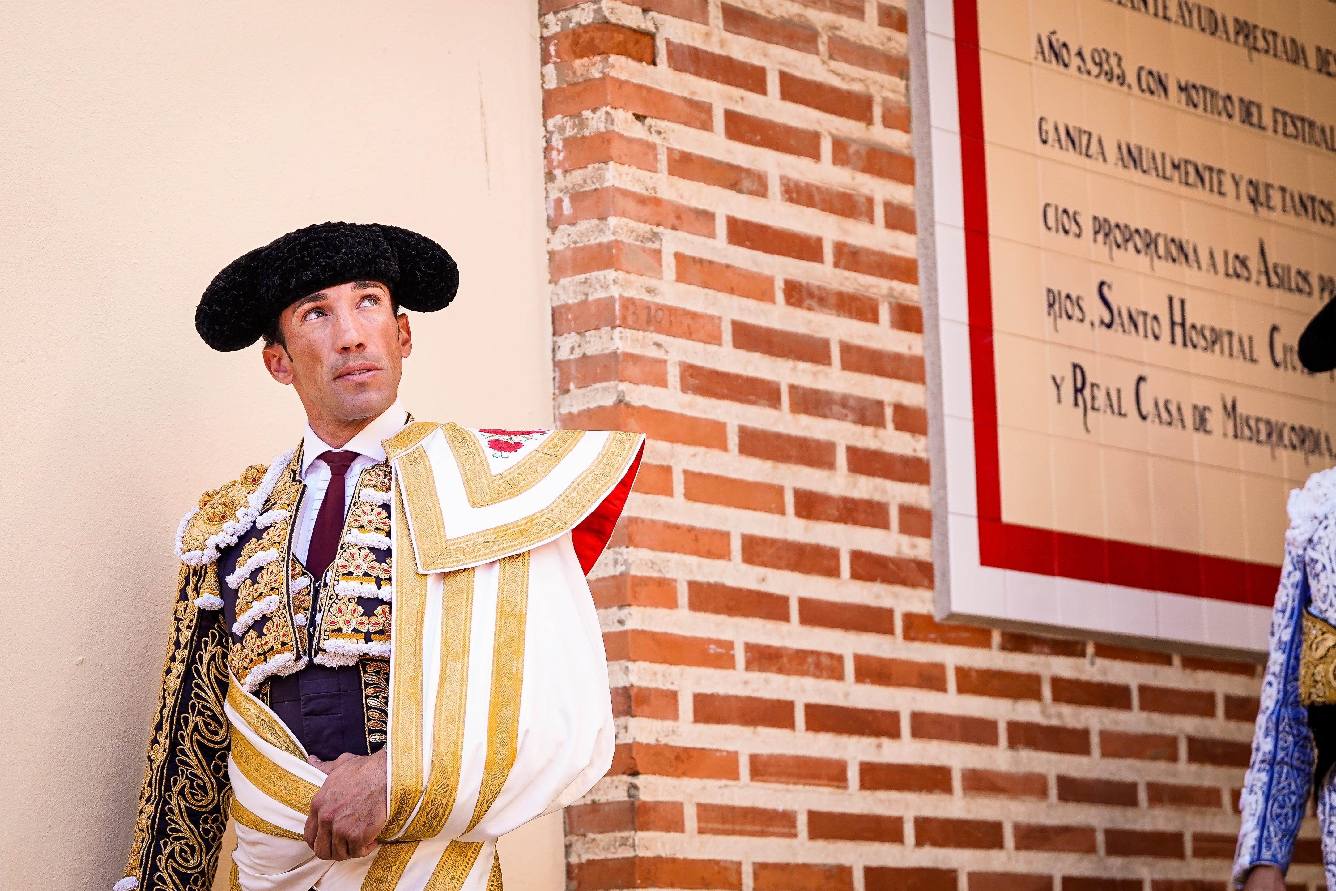 David de Miranda en el patio de cuadrillas de la plaza de toros de Bilbao | Vanesa Santos