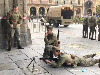 Película Amenábar Mientras dure la guerra Plaza Mayor (1)