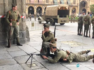 Película Amenábar Mientras dure la guerra Plaza Mayor (1)