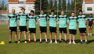Cuerpo técnico de Unionistas en la temporada 2021/22 | FOTO SALAMANCA24HORAS.COM