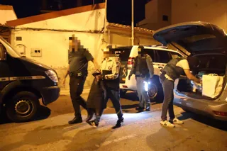 Redada antidroga en Pizarrales