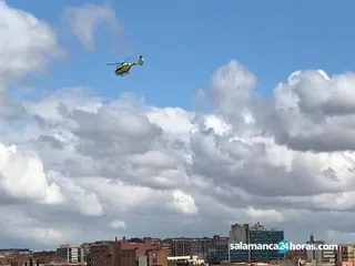 helicóptero cielo salamanca
