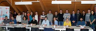 Los emprendedores Guillermo Lobato y Carlos García Medina, ganadores del programa YUZZ