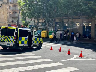 Un autobús atropella a un octogenario en Gran Vía