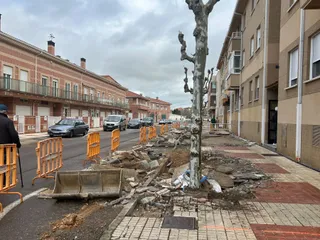 Carbajosa renueva la red de agua de la zona más antigua del casco urbano