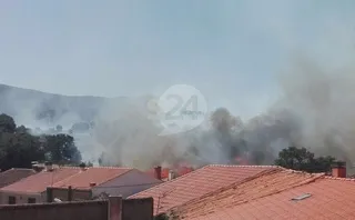 Incendio en Escurial de la Sierra