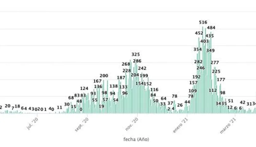 Casos COVID 13 de junio