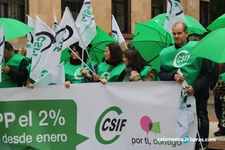 Protesta CSIF Subdelegación 3