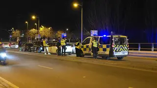 Tres vehículos se ven implicados en una colisión por alcance en el puente Juan Carlos I