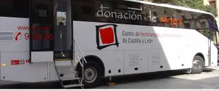 Autobús del Centro de Hemoterapia y Hemodoncación de Salamanca