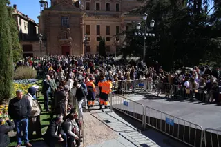 Ambiente en la Procesión de la Borriquilla de la Hermandad de Jesús Amigo de los Niños | Imagen de archivo Salamanca24horas