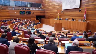 Votación en la segunda sesión del pleno de las Cortes de Castilla y León. | Miriam Chacón